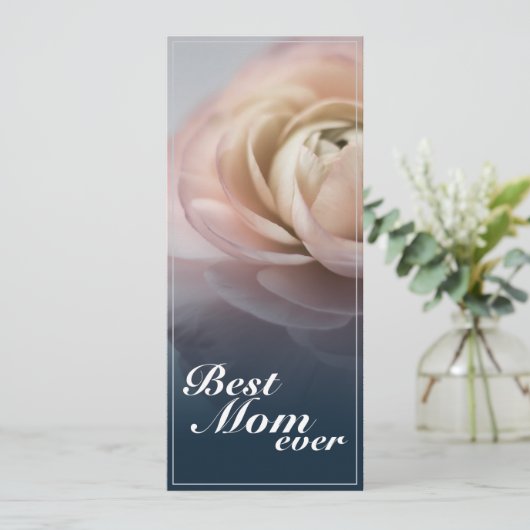 Beste Mama je mit Big Rose (Stehend Vorderseite)