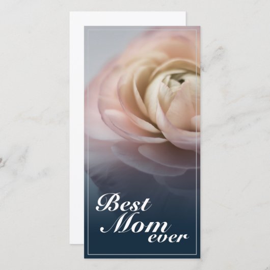 Beste Mama je mit Big Rose (Vorne/Hinten)