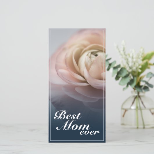 Beste Mama je mit Big Rose (Stehend Vorderseite)