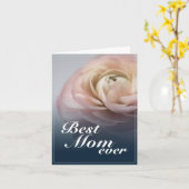 Beste Mama je mit Big Rose Karte (Gelbe Blume)