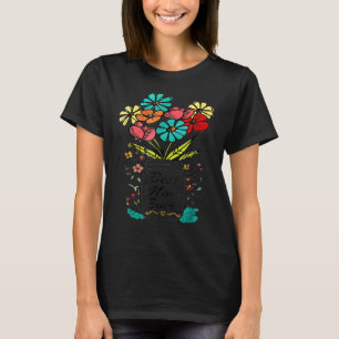 Beste Mama je mit Blume für die Mama von Frauen fü T-Shirt