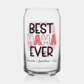 Beste Mama je mit dem Set "Kids' Names Trinkbehält Dosenglas (Vorderseite)