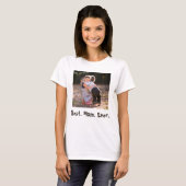 Beste Mama je mit Familienportrait T-Shirt (Vorne ganz)