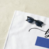 Beste MAMA je mit Foto Strandtuch (Beispiel)