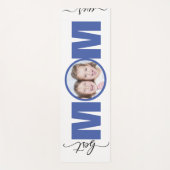 Beste MAMA je mit Foto Yogamatte (Vorderseite)