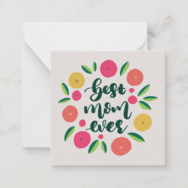 Beste Mama je Mitteilungskarte