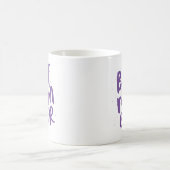 Beste Mama je moderne, trendige lila Mutter Tag Kaffeetasse (Mittel)