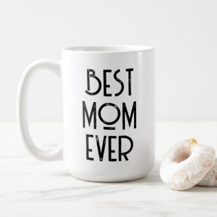 Beste Mama je Moderne Typografie Muttertagsgeschen Kaffeetasse
