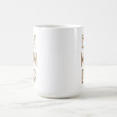 Beste Mama je Moderne Typografie Muttertagsgeschen Kaffeetasse (Mittel)