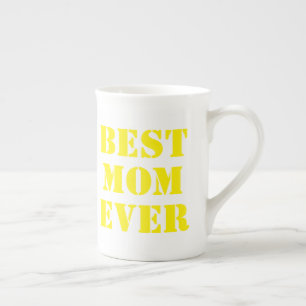 Beste Mama je Moderne Typografie Muttertagsgeschen Porzellantasse