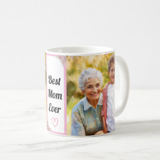 Beste Mama je Modernes, benutzerdefiniertes Foto Kaffeetasse