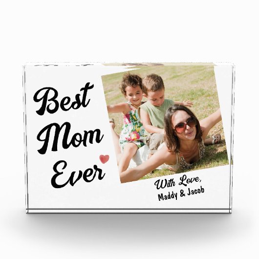 Beste Mama je Modernes Foto (Vorderseite)