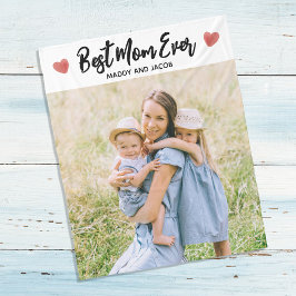 Beste Mama je Modernes Foto Fleece Blankon