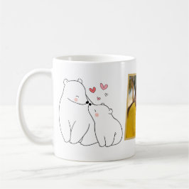 Beste Mama je Modernes Foto Mama Bear Mother Day Kaffeetasse