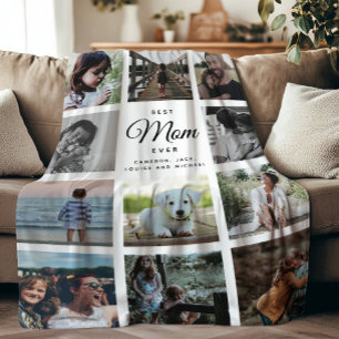 Beste Mama je Modernes Instagramm Niedliche FotoCo Fleecedecke