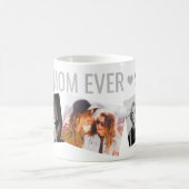 Beste Mama je Modernes, Personalisiertes Foto Kaffeetasse (Mittel)