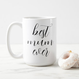 Beste Mama je Modernes Script Muttertagsgeschenk Kaffeetasse