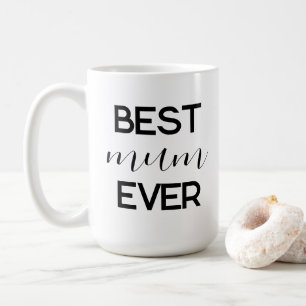 Beste Mama je Modernes Script Muttertagsgeschenk Kaffeetasse