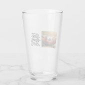 Beste Mama je Modernes Skript Personalisiertes Fot Glas (Rückseite)