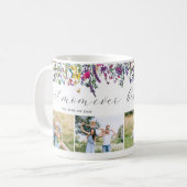 Beste Mama je Modernes Vier-Foto Kaffeetasse (Vorderseite Links)