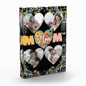 Beste Mama je Multi-Heart-Foto Fotoblock (Links)