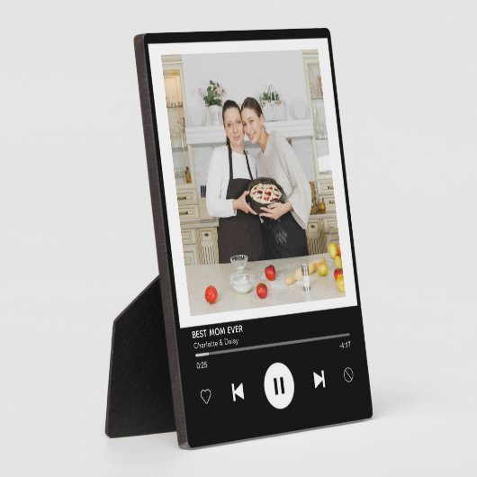 Beste Mama je Music Player Foto bewahren Fotoplatte (Seite)