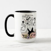 Beste Mama je Mutter, benutzerdefinierte Kinder un Tasse (Links)