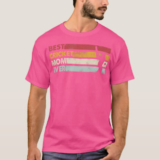 Beste Mama je Mutter Cricket T-Shirt