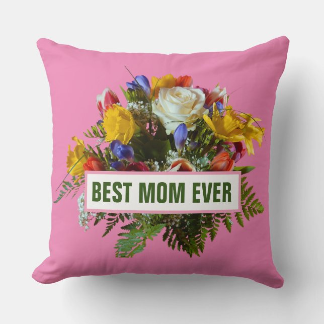 BESTE MAMA JE MUTTER DAY GIFT KISSEN (Vorderseite)