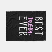 Beste Mama je - Mutter Fleecedecke (Vorderseite (Horizontal))