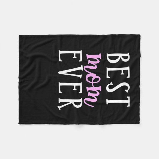 Beste Mama je - Mutter Fleecedecke (Vorderseite (Horizontal))