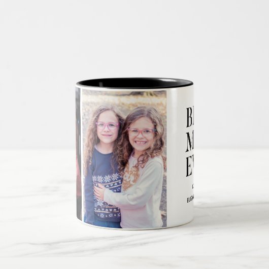 Beste Mama je Mütter Foto Kaffeepause Tasse (Mittel)