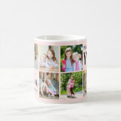 Beste Mama je Mütter Foto Rosa Kaffeetasse (Mittel)