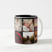 Beste Mama je MUTTER-Foto-Tasse Zweifarbige Tasse (VorderseiteRechts)