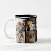 Beste Mama je MUTTER-Foto-Tasse Zweifarbige Tasse (Links)