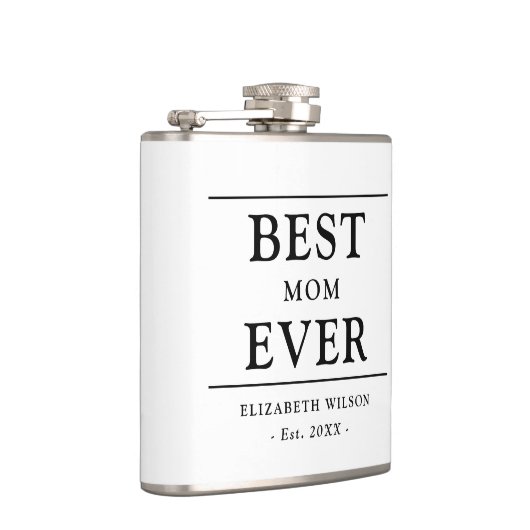 Beste Mama je Mütter Geschenk Flachmann (Rechts)