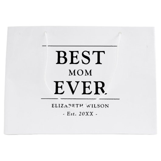 Beste Mama je Mütter Geschenk Große Geschenktüte (Vorderseite)