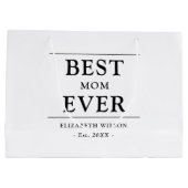 Beste Mama je Mütter Geschenk Große Geschenktüte (Rückseite)