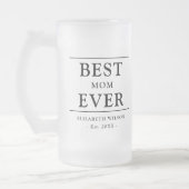 Beste Mama je Mütter Geschenk Mattglas Bierglas (Links)