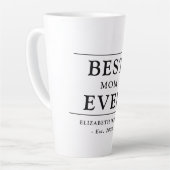 Beste Mama je Mütter Geschenk Milchtasse (Linke Ecke)