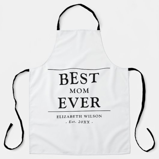 Beste Mama je Mütter Geschenk Schürze (Vorderseite)