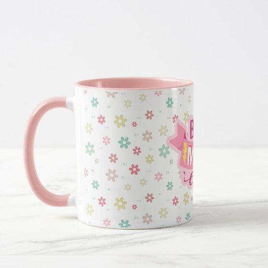 Beste Mama je Mutter Geschenke Flora Tasse (Links)