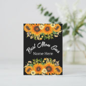 BESTE MAMA JE MUTTER-TAGESGESCHENK POSTKARTE (Stehend Vorderseite)