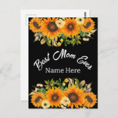 BESTE MAMA JE MUTTER-TAGESGESCHENK POSTKARTE (Vorne/Hinten)