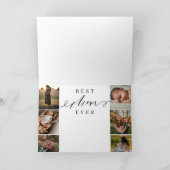 Beste Mama je | Muttertag 6 FotoCollage Karte (Innenseite)