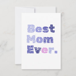 Beste Mama je Muttertag flatter Grußkarte Karte