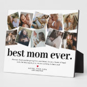Beste Mama je Muttertag Foto Collage Plaque Fotoplatte (Seite)