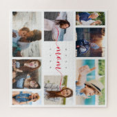 Beste Mama je Muttertag Foto Collage Puzzle (Horizontal)