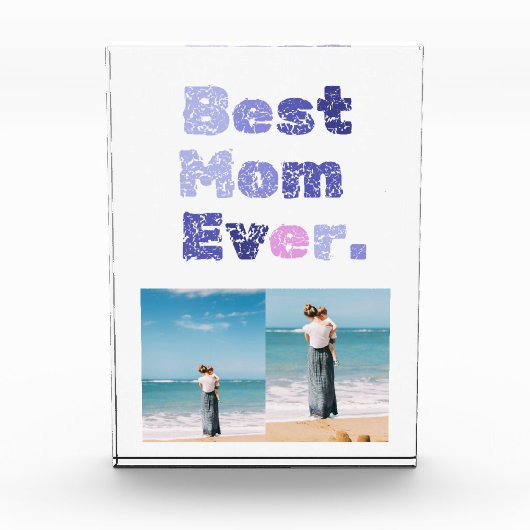 Beste Mama je Muttertag Fotoblock (Vorderseite)