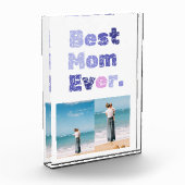 Beste Mama je Muttertag Fotoblock (Links)